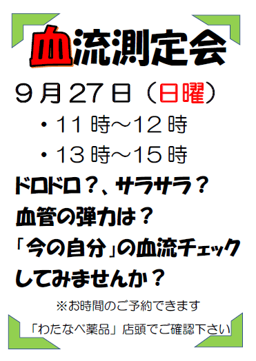 血流測定会